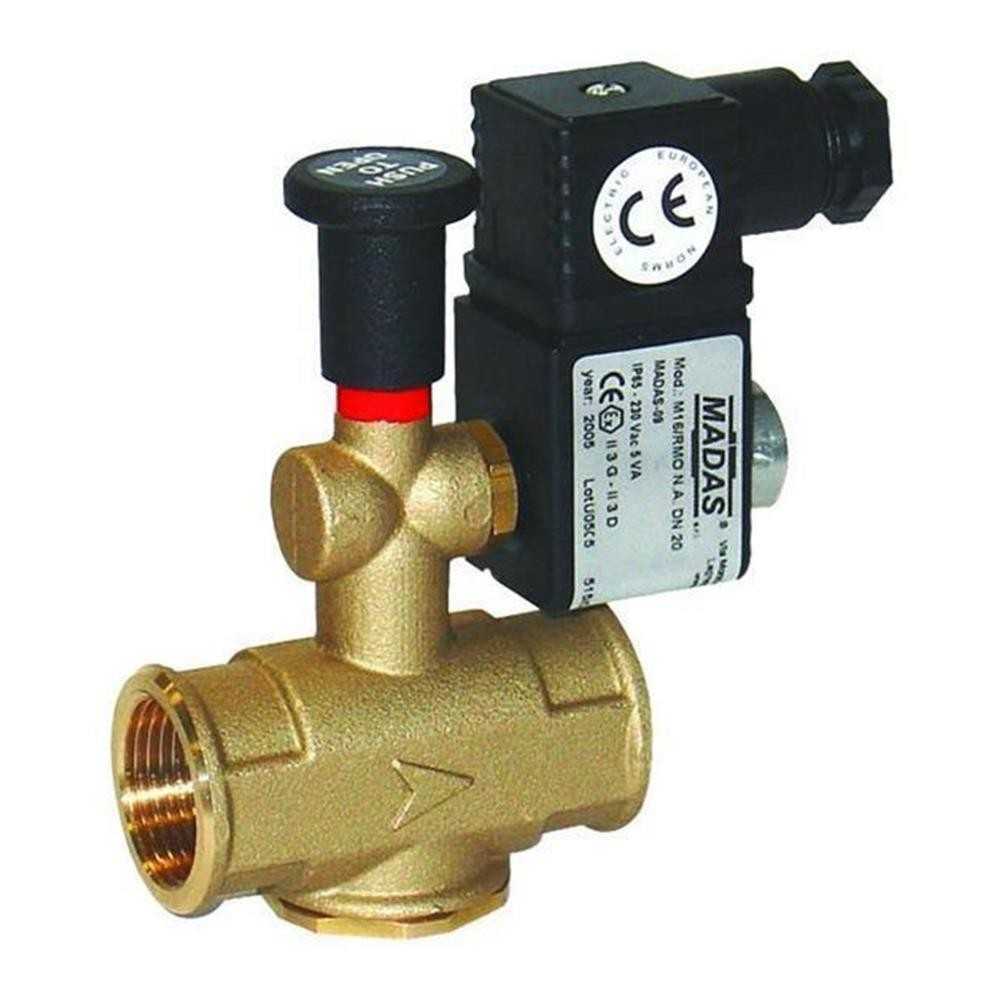 Elettrovalvola per gas normalmente aperta 1/2 220v - Ferrari