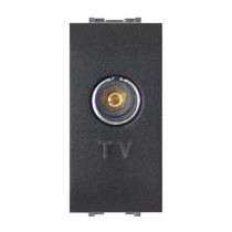 Presa TV femmina passante antracite - serie Onda Marlanvil