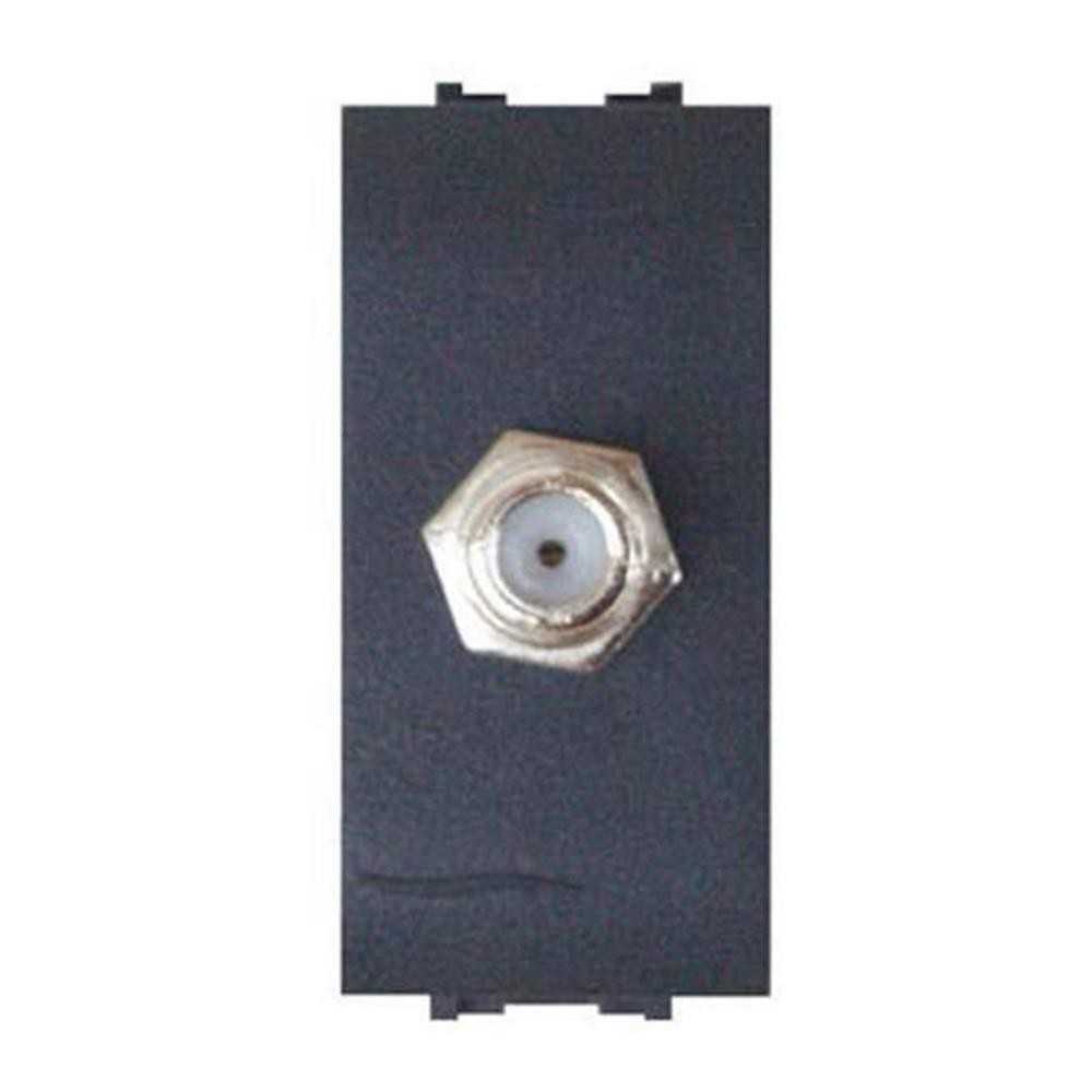 Presa TV femmina F antracite - serie Onda Marlanvil