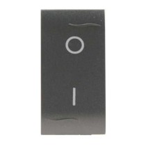 Interruttore 2P 16A antracite - serie Onda Marlanvil