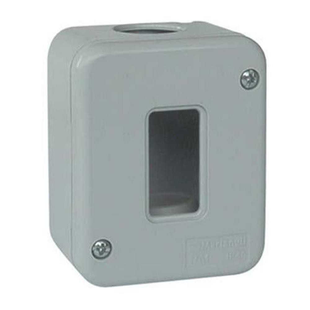 Contenitore a 1 modulo grigio per frutti serie Venus IP40 Marlanvil