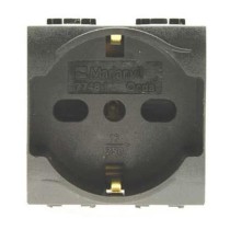 Presa 16A schuko unel antracite - serie Onda Marlanvil