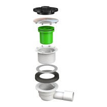 Sifone 90 per doccia scarico 40/50mm