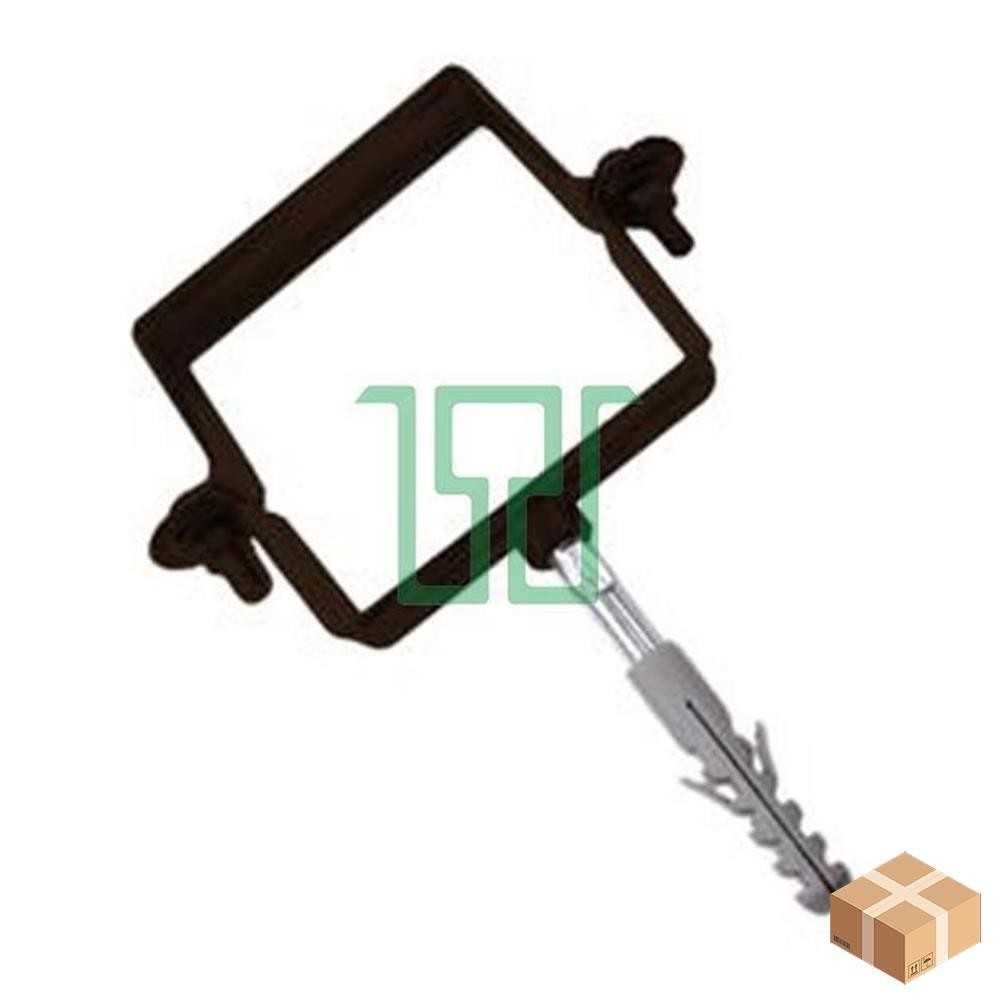 Collare tubo pluviale 80 sezione quadrata - Friulsider - 2 pezzi