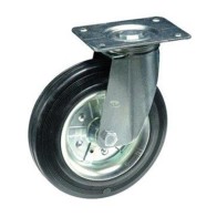 Ruota 80x30 piastra girevole