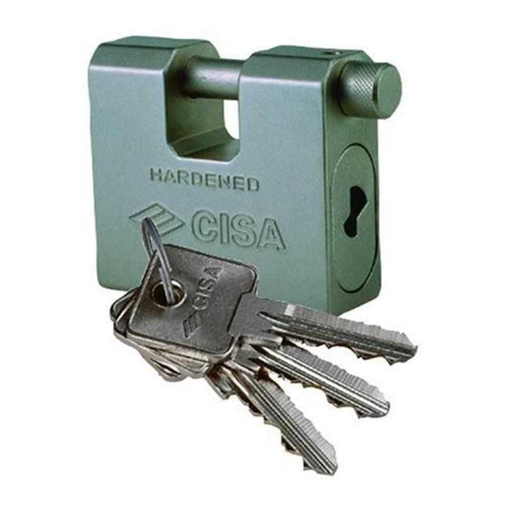 Lucchetto serranda 66 top acciaio - Cisa