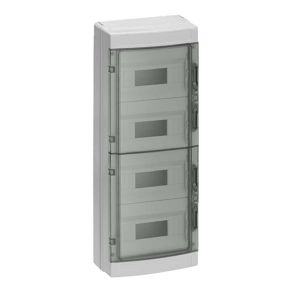 Centralino da parete con guida din 72 moduli IP65 4 file - Simbox Siemens