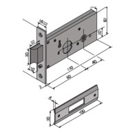 Serratura fascia 60 welka...