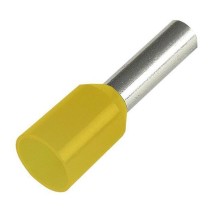 Capicorda terminale 6X12 singolo isolato giallo - cembre