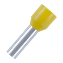 Capicorda terminale 1X8 doppio isolato giallo - cembre