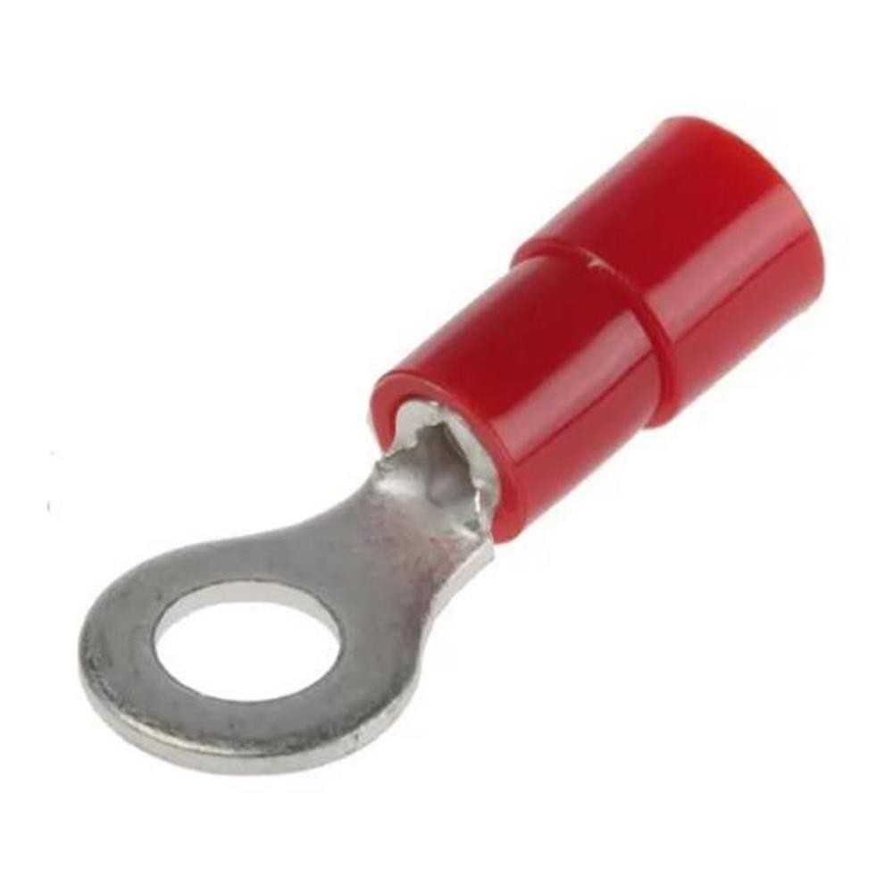 Capicorda occhiello 1.5mm isolato foro 4 rosso - bm