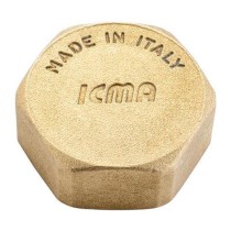 Tappo in ottone giallo esagonale F3/4 Fig. 300 - Icma
