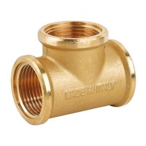 Raccordo a tee in ottone giallo F1/2 - Fig.130 - Icma