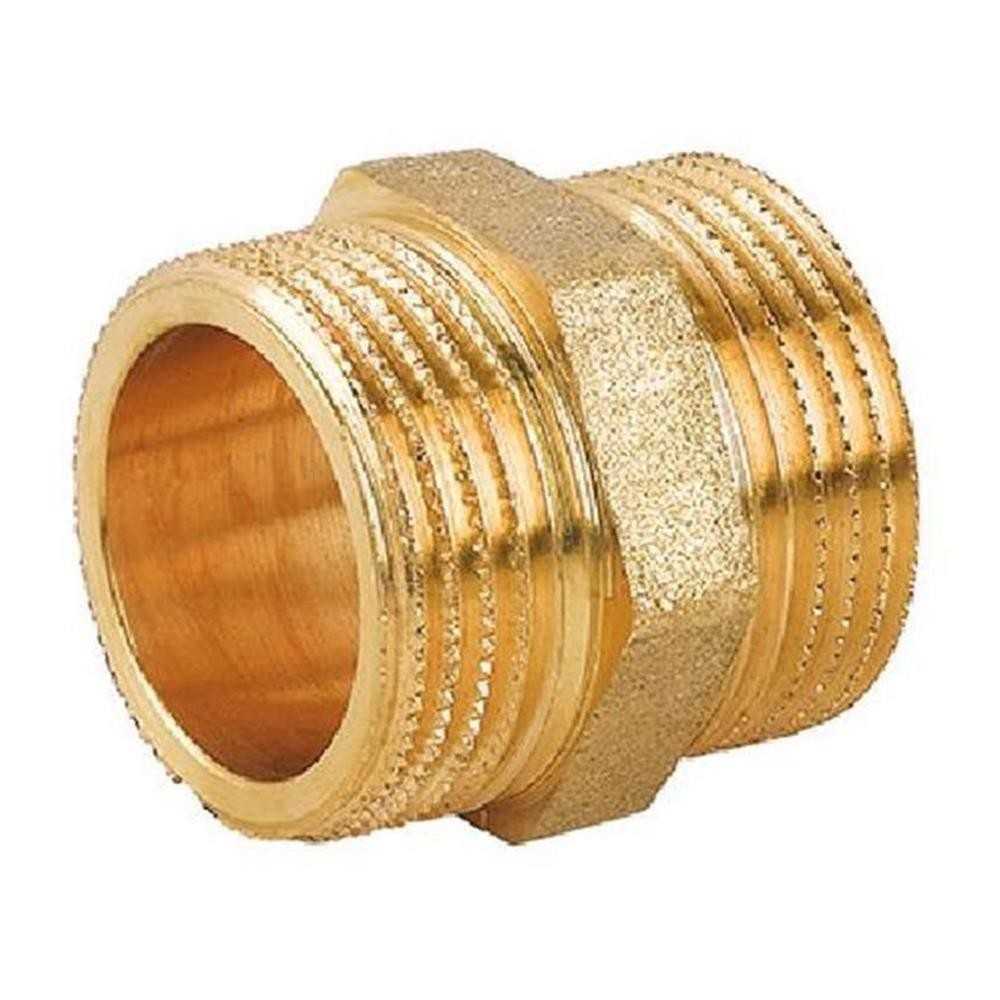 Nipplo in ottone giallo corto M1/2 Fig.280 - Icma