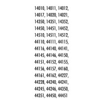 Contropiastra in nylon per serrature a infilare 06287-89 - Cisa