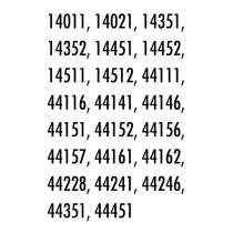 Contropiastra in nylon per serrature a infilare 06287-65 - Cisa