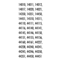 Contropiastra in nylon per serratura a infilare 06287-02 - Cisa