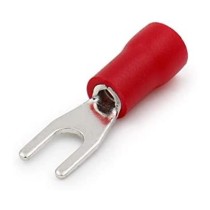 Capicorda forcella 1.50-2.50 mm isolato foro 4 rosso - bm