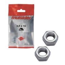 Dado M8 medio con testa esagonale classe A2 - 10 pezzi