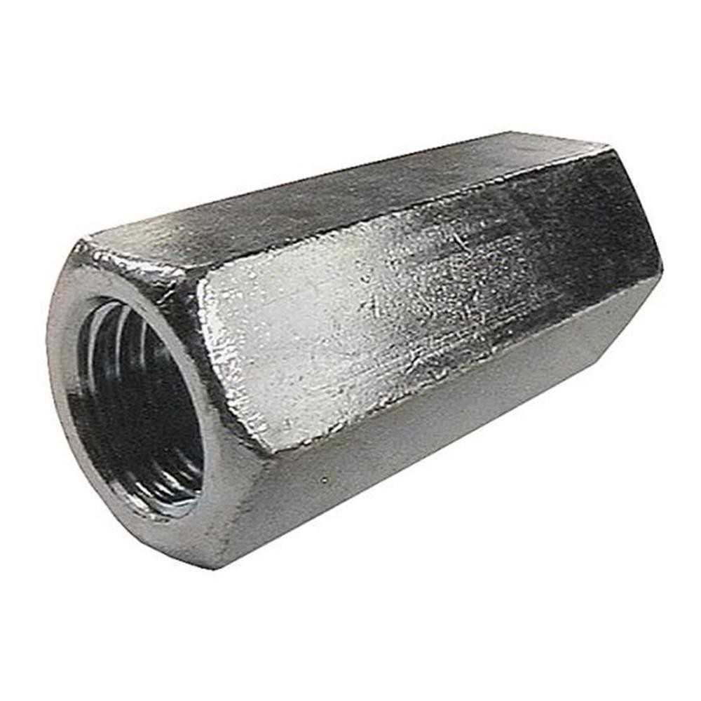 Dado M5 di giunzione in acciaio zincato 8x20