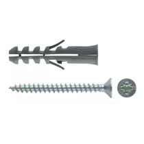 Tassello S5CV con collarino e vite confezione 100 pezzi - Fischer