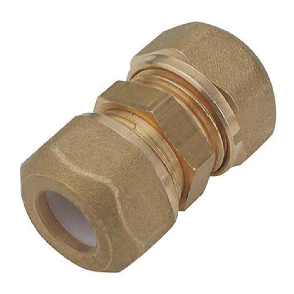 Raccordo dritto per tubo rame 18 - ogiva teflon