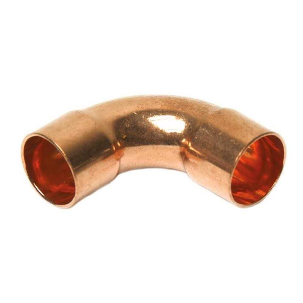 Raccordo gomito per tubo rame 22 femmina saldare