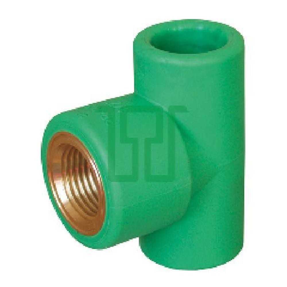 Raccordo a tee polipropilene F1/2xF20 PPR