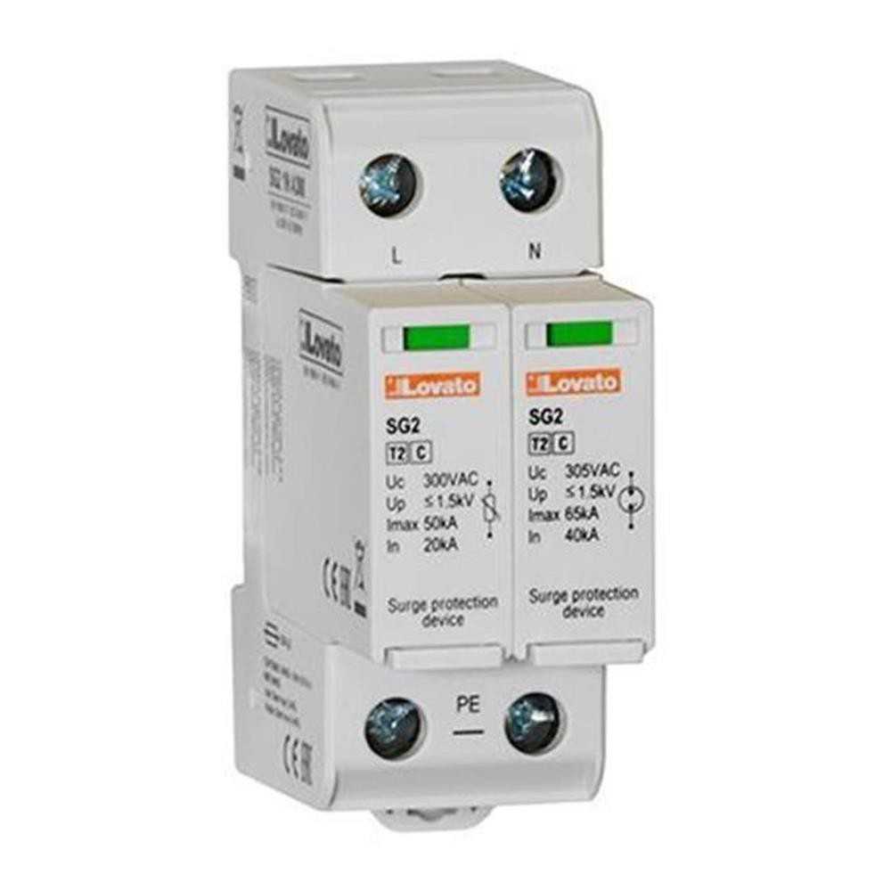 Scaricatore di sovratensione tipo 2 quadro 1P+N - Lovato
