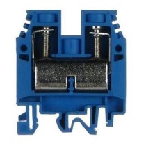 Morsetto unipolare passante din 50MM [blu] - Cabur