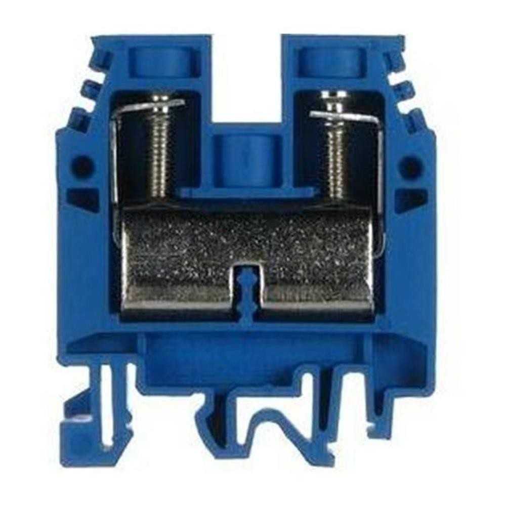 Morsetto unipolare passante din 50MM [blu] - Cabur