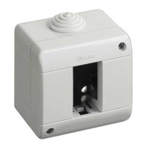 Contenitore a 1 modulo grigio per frutti serie Matix IP40 BTicino