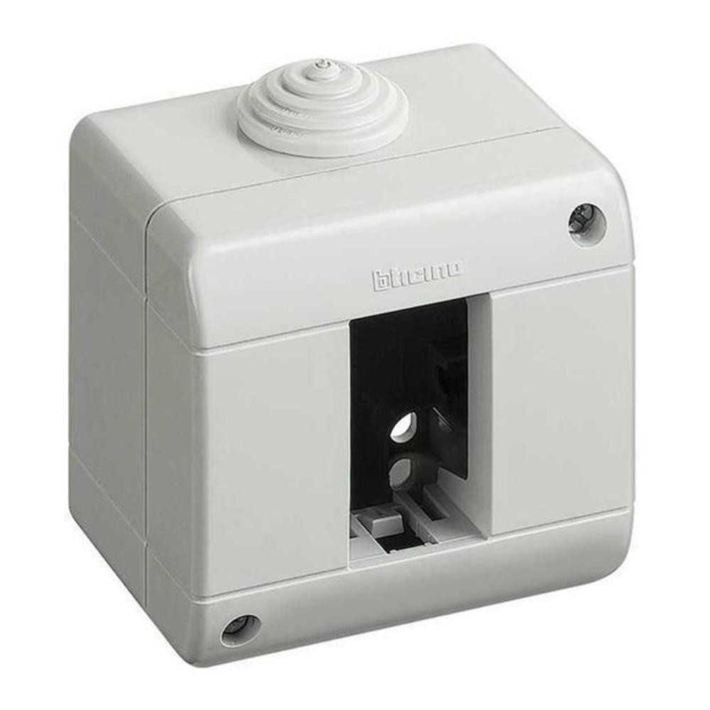 Contenitore a 1 modulo grigio per frutti serie Matix IP40 BTicino