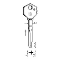Chiave cilindro a spillo...