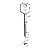 Chiave cilindro a spillo...
