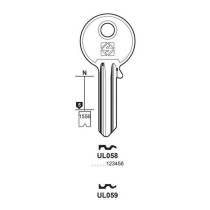 Chiave cilindro per la duplicazione universal ul059