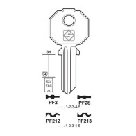 Chiave cilindro per la...