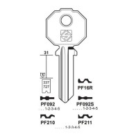 Chiave cilindro per la...