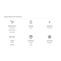 Cerniera legno 14 3D registrabile finitura zinco tropical - Agb