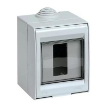 Contenitore a 1 modulo grigio per frutti serie 8000 IP55 Vimar