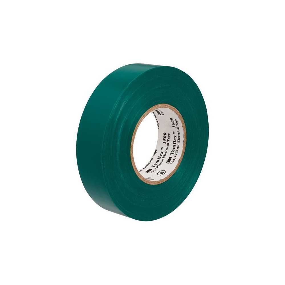 Nastro isolante 19x25x0.15 Temflex 165 verde - 3M