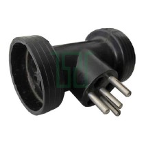 Multipresa 16A 3P+T a siluro gomma - OVA