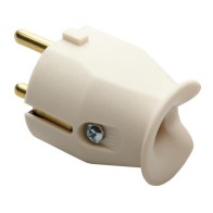 Spina 16A schuko bianca -...