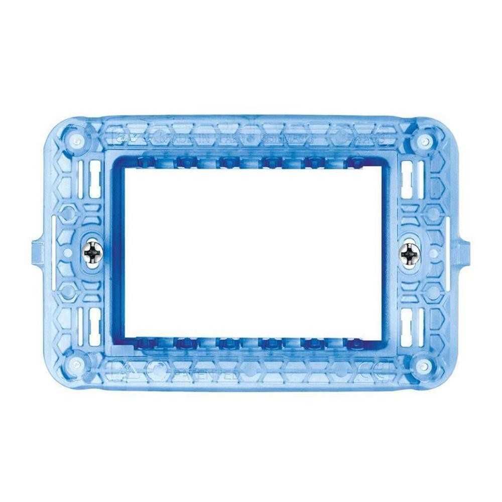 Supporto 3 moduli universale con viti - serie Ave Tekla