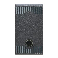 Pulsante 1P 10A NA nero -...