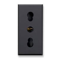 Presa 16A bipasso grigio tekla - serie Ave Tekla