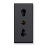 Presa 16A bipasso grigio...