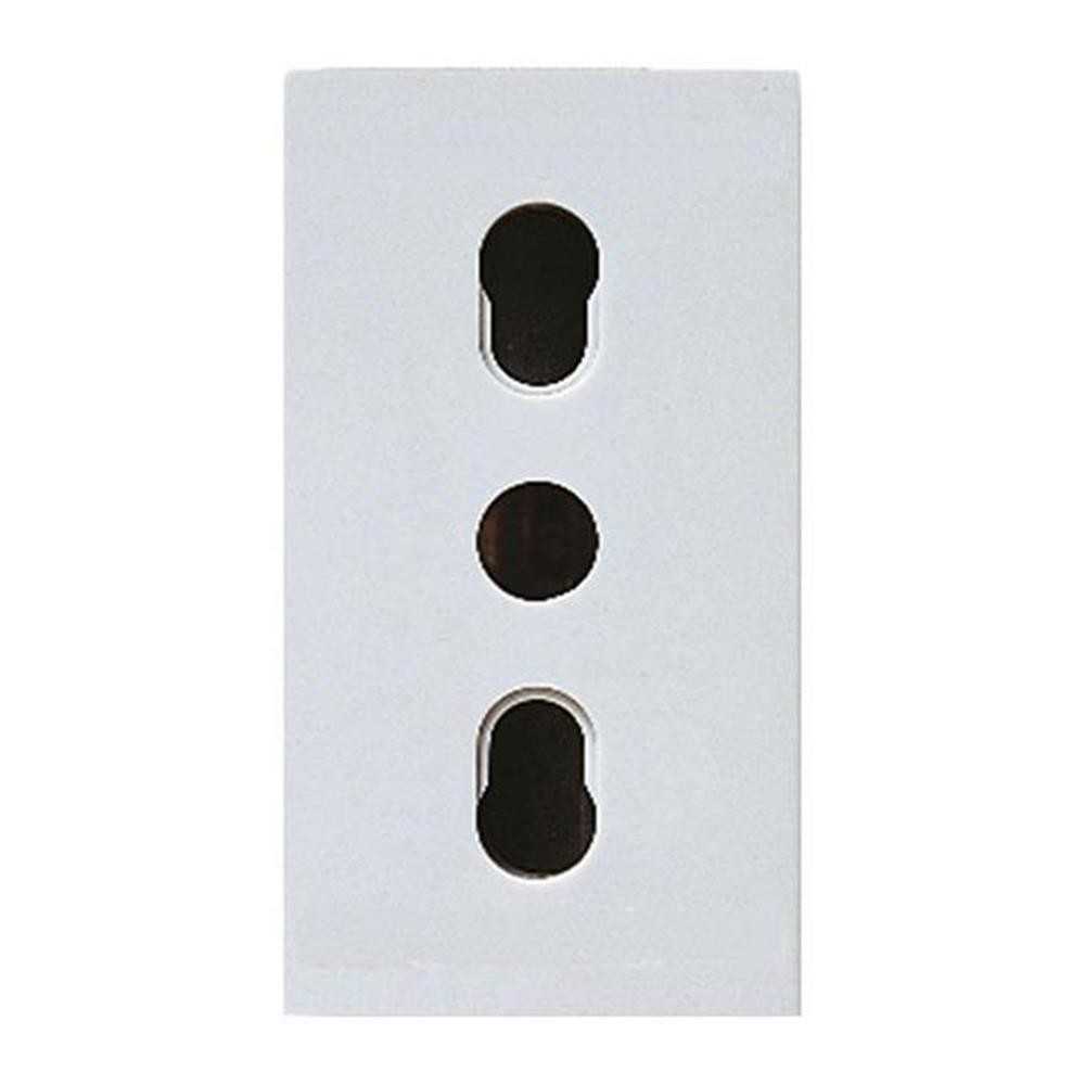 Presa 16A bipasso bianco - serie Ave S45