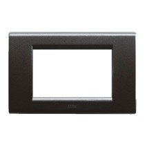 Placca 3 moduli zama - serie Ave S45 Noir