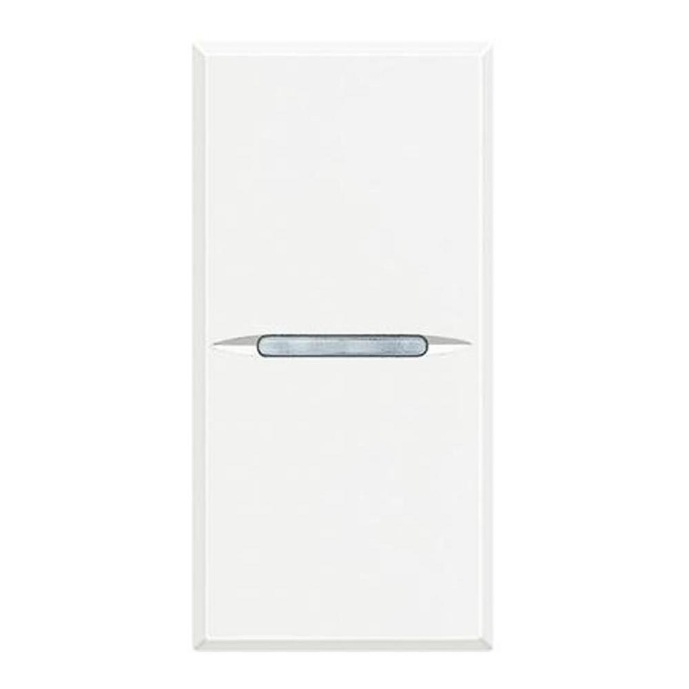 Pulsante assiale 1P NO 10 A bianco - serie BTicino Axolute